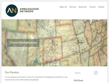 Tablet Screenshot of ambassadornet.org